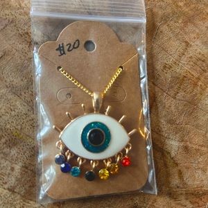 Chakra Evil Eye Necklace